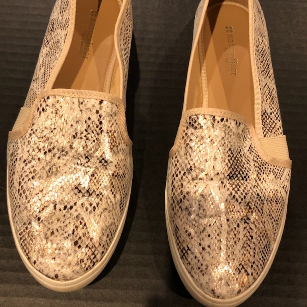 Naturalizer , slides, canvas, size  8.5, wide
